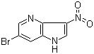 6-Bromo-3-nitro-1H-pyrrolo[3,2-b]pyridine molecular structure (CAS 1190311-94-4)