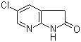结构式 CAS# 1190314-60-3, 5-氯-1,3-二氢-2H-吡咯并[2,3-b]吡啶-2-酮