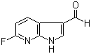 6-Fluoro-1H-pyrrolo[2,3-b]pyridine-3-carboxaldehyde molecular structure (CAS 1190314-77-2)