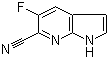 5-Fluoro-1H-pyrrolo[2,3-b]pyridine-6-carbonitrile molecular structure (CAS 1190316-08-5)