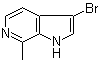 structure of CAS# 1190316-53-0, 3-Bromo-7-methyl-1H-pyrrolo[2,3-c]pyridine