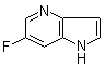 structure of CAS# 1190320-33-2, 6-Fluoro-1H-pyrrolo[3,2-b]pyridine