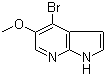 4-Bromo-5-methoxy-1H-pyrrolo[2,3-b]pyridine molecular structure (CAS 1190321-71-1)