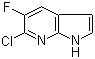 6-Chloro-5-fluoro-1H-pyrrolo[2,3-b]pyridine molecular structure (CAS 1190321-96-0)
