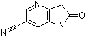 2,3-Dihydro-2-oxo-1H-pyrrolo[3,2-b]pyridine-6-carbonitrile molecular structure (CAS 1190322-82-7)