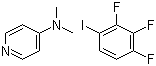 structure of CAS# 1190385-23-9, N,N-Dimethyl-4-pyridinamine compd. with 1,2,3-trifluoro-4-iodobenzene