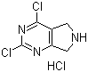 2,4-Dichloro-6,7-dihydro-5H-pyrrolo[3,4-d]pyrimidine hydrochloride molecular structure (CAS 1190927-74-2)