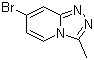 7-Bromo-3-methyl-1,2,4-triazolo[4,3-a]pyridine molecular structure (CAS 1190927-76-4)