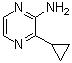 structure of CAS# 1190969-76-6, 3-Cyclopropyl-2-pyrazinamine;3-Cyclopropylpyrazin-2-amine