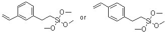 [2-[3(or 4)-Ethenylphenyl]ethyl]trimethoxysilane molecular structure (CAS 119181-19-0)