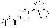 4-Benzo[b]thien-4-yl-1-piperazinecarboxylic acid 1,1-dimethylethyl ester molecular structure (CAS 1191901-07-1)