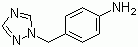 4-(1H-1,2,4-Triazol-1-ylmethyl)aniline molecular structure (CAS 119192-10-8)