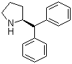 结构式 CAS# 119237-64-8, (S)-(-)-2-(二苯基甲基)吡咯烷