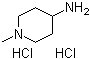 4-氨基-1-甲基哌啶二盐酸盐分子结构 (CAS 1193-03-9)