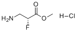 Methyl (2R)-3-amino-2-fluoropropanoate hydrochloride (1:1) molecular structure (CAS 1193100-02-5)