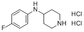 structure of CAS# 1193389-70-6, N-(4-fluorophenyl)piperidin-4-amine dihydrochloride