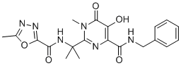 4-Defluoro raltegravir molecular structure (CAS 1193687-87-4)