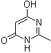 结构式 CAS# 1194-22-5, 6-羟基-2-甲基嘧啶-4(3H)-酮