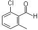 2-氯-6-甲基苯甲醛分子结构 (CAS 1194-64-5)