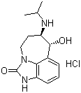 Zilpaterol hydrochloride molecular structure (CAS 119520-06-8)