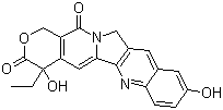 7-乙基-10-羟基喜树碱分子结构 (CAS 119577-28-5)