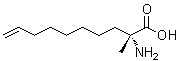 (2R)-2-Amino-2-methyl-9-decenoic acid molecular structure (CAS 1195967-46-4)