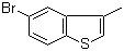 5-Bromo-3-methylbenzothiophene molecular structure (CAS 1196-09-4)