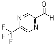 结构式 CAS# 1196151-36-6, 5-(三氟甲基)-2-吡嗪甲醛