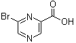 6-Bromopyrazine-2-carboxylic acid molecular structure (CAS 1196151-53-7)