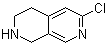 6-Chloro-1,2,3,4-tetrahydro-2,7-naphthyridine molecular structure (CAS 1196151-85-5)