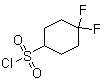 4,4-Difluorocyclohexanesulfonyl chloride molecular structure (CAS 1196154-77-4)