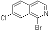 1-Bromo-7-chloroisoquinoline molecular structure (CAS 1196155-73-3)
