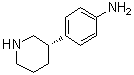 (S)-4-(Piperidin-3-yl)aniline molecular structure (CAS 1196713-21-9)