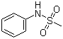 结构式 CAS# 1197-22-4, N-苯基甲磺酰胺