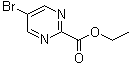 结构式 CAS# 1197193-30-8, 5-溴嘧啶-2-羧酸乙酯