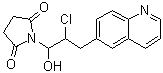 1-[2-Chloro-1-hydroxy-3-(6-quinolinyl)propyl]-2,5-pyrrolidinedione molecular structure (CAS 1197377-31-3)