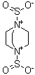 1,4-disulfino-1,4-Diazoniabicyclo[2.2.2]octane bis(inner salt) molecular structure (CAS 119752-83-9)