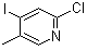 2-Chloro-4-iodo-5-methylpyridine molecular structure (CAS 1197957-18-8)