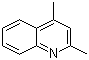 2,4-Dimethylquinoline molecular structure (CAS 1198-37-4)