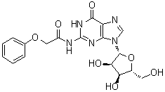 N2-Phenoxyacetylguanosine molecular structure (CAS 119824-66-7)