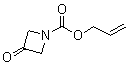 3-Oxo-1-azetidinecarboxylic acid 2-propen-1-yl ester molecular structure (CAS 1198283-54-3)