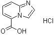Imidazo[1,2-a]pyridine-5-carboxylic acid hydrochloride (1:1) molecular structure (CAS 1198283-55-4)