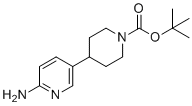 Tert-butyl 4-(6-aminopyridin-3-yl)piperidine-1-carboxylate molecular structure (CAS 1198408-35-3)