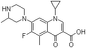 Grepafloxacin molecular structure (CAS 119914-60-2)