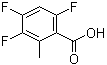 structure of CAS# 119916-22-2, 3,4,6-Trifluoro-2-methylbenzoic acid;2,4,5-Trifluoro-6-methylbenzoic acid; 2-Methyl-3,4,6-trifluorobenzoic acid