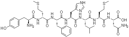 Deltorphin A molecular structure (CAS 119975-64-3)