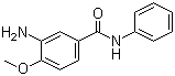 3-氨基-4-甲氧基苯甲酰苯胺分子结构 (CAS 120-35-4)