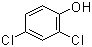 2,4-二氯酚分子结构 (CAS 120-83-2)