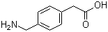 4-Aminomethylphenylacetic acid molecular structure (CAS 1200-05-1)