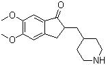 5,6-Dimethoxy-2-(piperidin-4-yl)methylene-indan-1-one molecular structure (CAS 120014-30-4)